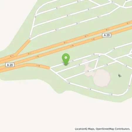 Standortübersicht der Tankstelle BAB-Tankstelle Fuchsberg Süd (LPG der Aral AG) in 23992 Glasin