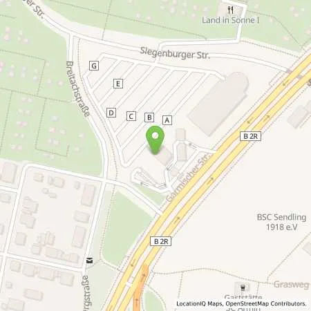 Standortübersicht der Tankstelle Aral Tankstelle (LPG der Aral AG) in 80686 München