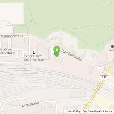 Standortübersicht der Tankstelle Baywa Tankstelle in 91522 Ansbach