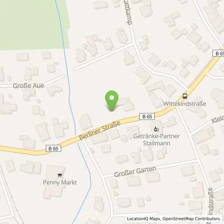 Standortübersicht der Tankstelle Tankstelle Pollert in 32361 Holzhausen