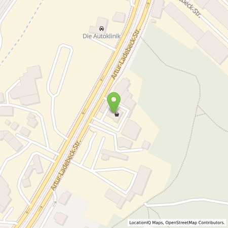 Standortübersicht der Autogas (LPG) Tankstelle: Elan Tankstelle in 33647, Bielefeld