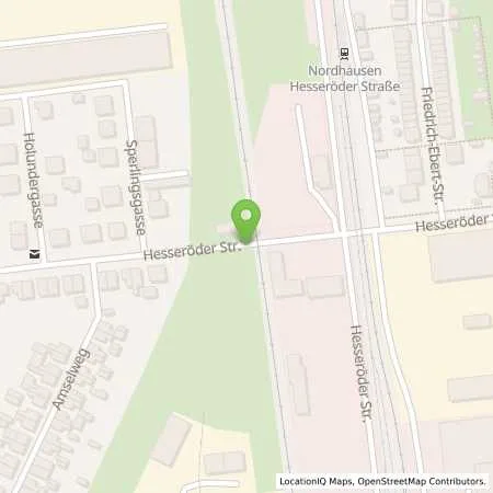 Standortübersicht der Tankstelle Drachen Propangas GmbH /Gas-Schäfer in 99734 Nordhausen