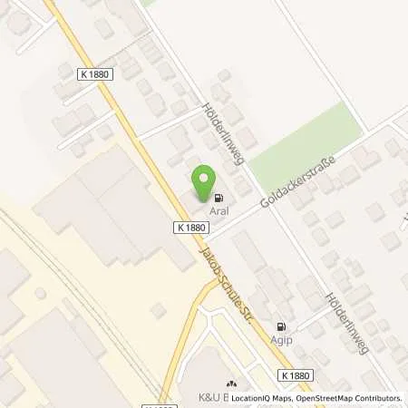 Standortübersicht der Tankstelle ARAL Tankstelle in 73655 Plüderhausen