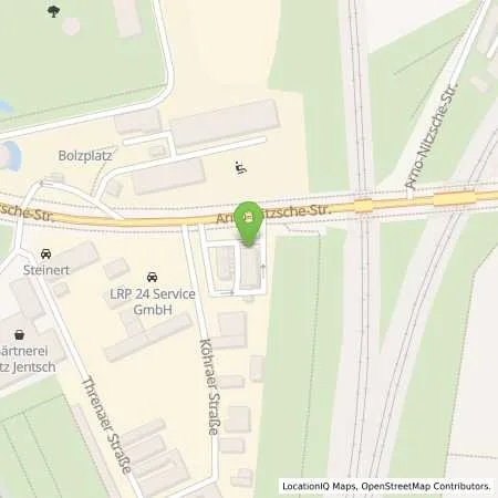 Standortübersicht der Tankstelle Total Tankstelle in 04277 Leipzig