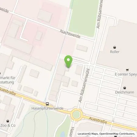 Standortübersicht der Tankstelle Carcleaning Center Bachmann GmbH in 67346 Speyer