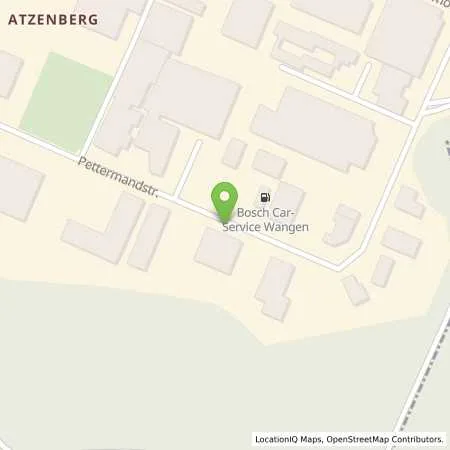 Standortübersicht der Tankstelle Bosch Car-Service Wangen GmbH in 88239 Wangen / Allgäu