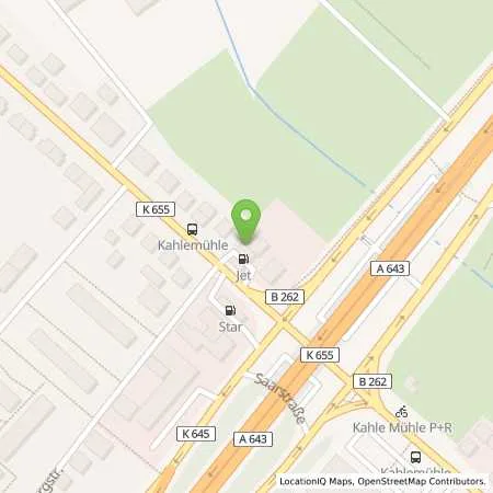 Standortübersicht der Tankstelle JET Tankstelle in 65199 Wiesbaden