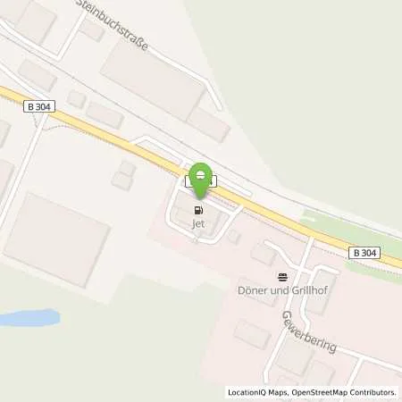 Standortübersicht der Tankstelle JET Tankstelle in 83539 Forsting (Pfaffing)