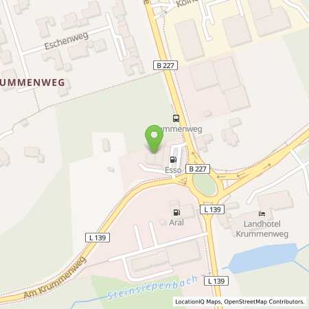 Standortübersicht der Autogas (LPG) Tankstelle: ESSO Tankstelle - Huggins & Kroh GmbH in 40885, Ratingen