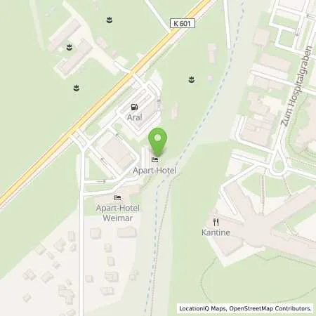 Standortübersicht der Tankstelle ARAL Tankstelle (LPG der Aral AG) in 99425 Weimar