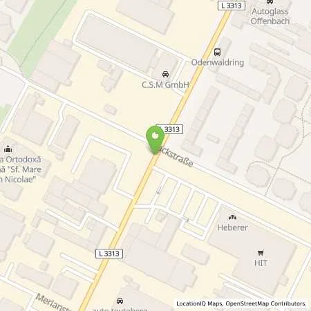 Standortübersicht der Tankstelle Wolf Ökotec GbR in 63065 Offenbach