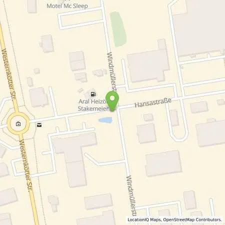 Standortübersicht der Tankstelle Stakemeier blue car wash - Westfalen-Autogas in 59557 Lippstadt