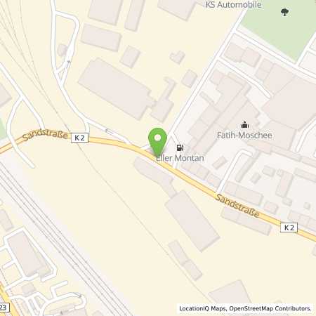 Standortübersicht der Autogas (LPG) Tankstelle: Eller-Montan-Station in 45473, Mülheim an der Ruhr