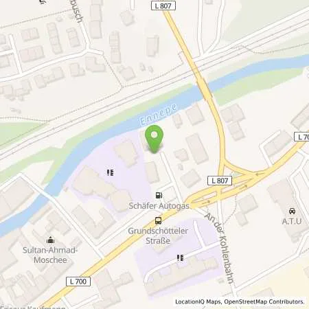 Standortübersicht der Tankstelle Andreas Schäfer Autogas in 58135 Hagen West