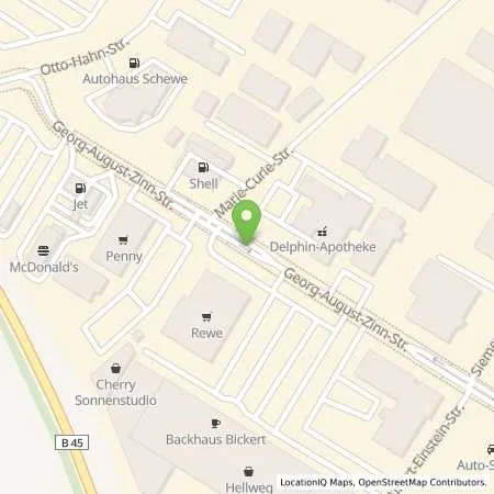 Standortübersicht der Tankstelle JET Tankstelle in 64823 Gross Umstadt