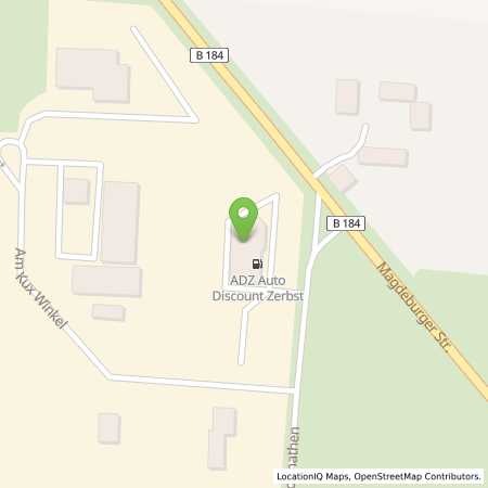 Standortübersicht der Autogas (LPG) Tankstelle: ADZ Auto Discount Zerbst in 39261, Zerbst