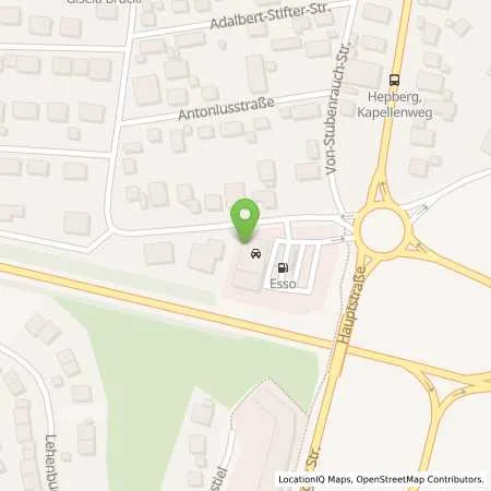 Standortübersicht der Tankstelle ESSO Station Sieglinde Weber in 85120 Hepberg