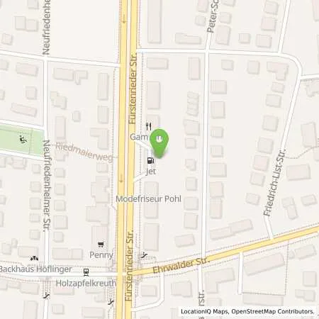 Standortübersicht der Tankstelle JET Tankstelle in 81377 München