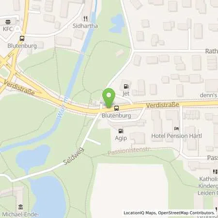 Standortübersicht der Tankstelle JET Tankstelle in 81247 München