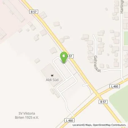 Standortübersicht der Tankstelle Optigas GbR (Tankautomat) in 46509 Xanten (Birten)