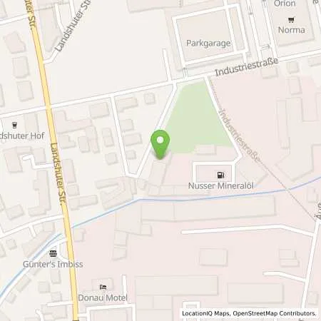 Standortübersicht der Tankstelle Nusser Mineralöl in 94315 Straubing