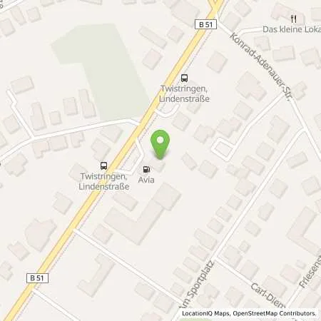 Standortübersicht der Tankstelle AVIA-Station in 27239 Twistringen