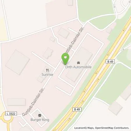 Standortübersicht der Tankstelle ARAL Tankstelle (LPG der Aral AG) in 65614 Beselich