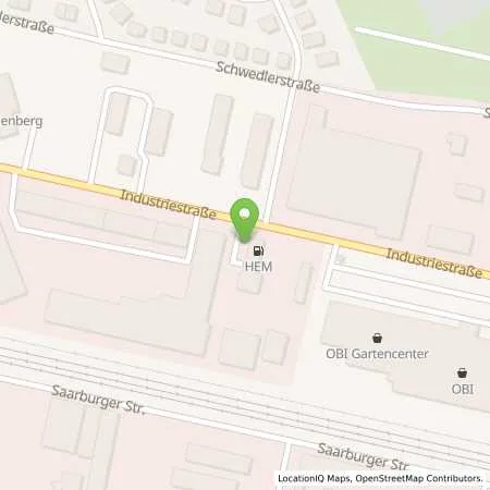 Standortübersicht der Tankstelle HEM Station in 67063 Ludwigshafen