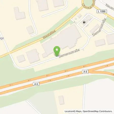 Standortübersicht der Tankstelle Shell Station Lopez GmbH in 74613 Oehringen