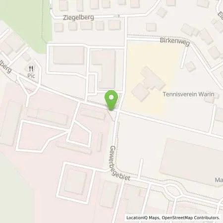 Standortübersicht der Tankstelle Wärmeversrogungs GmbH Horst Jeske in 19417 Warin