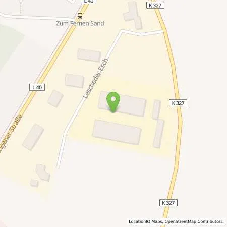 Standortübersicht der Tankstelle Kfz Brüning GmbH in 48488 Emsbüren (Leschede)