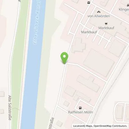 Standortübersicht der Tankstelle Thalmann & Gohl GmbH & Co KG in 23879 Mölln