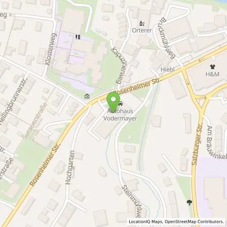 Standortübersicht der Tankstelle BK Tankstelle in 83512 Wasserburg