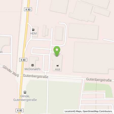 Standortübersicht der Autogas (LPG) Tankstelle: HEM-Tankstelle in 21509, Glinde