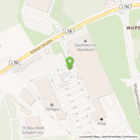 Standortübersicht der Autogas (LPG) Tankstelle: Q1-Tankstelle in 58256, Ennepetal