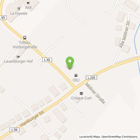 Standortübersicht der Autogas (LPG) Tankstelle: OIL! Tankstelle in 22946, Trittau