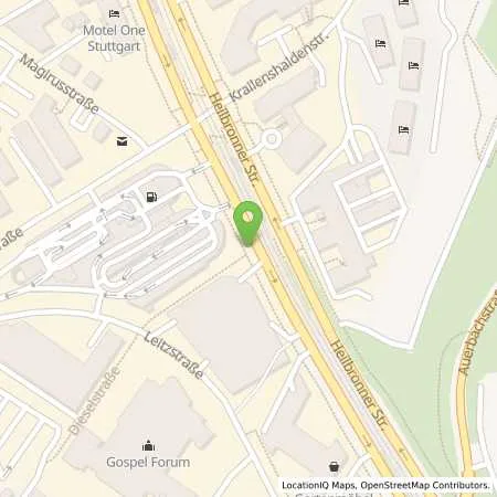 Standortübersicht der Tankstelle Mr. Wash in 70469 Stuttgart