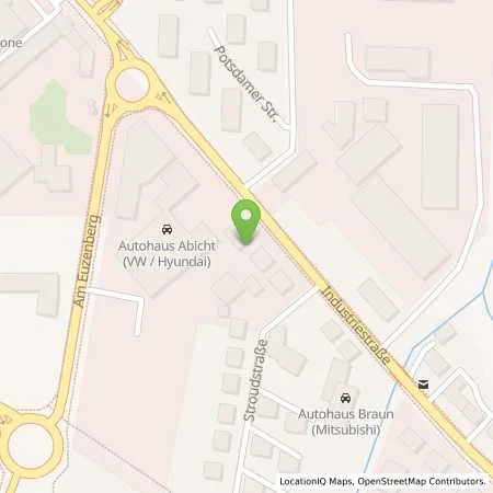 Standortübersicht der Tankstelle Autohaus Abicht GmbH in 37115 Duderstadt