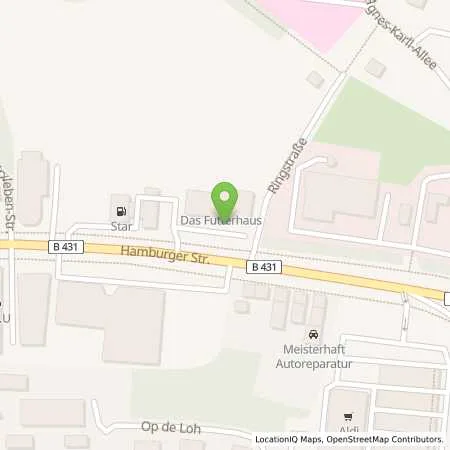 Standortübersicht der Tankstelle Star Tankstelle in 25337 Elmshorn