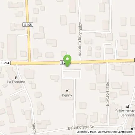 Standortübersicht der Tankstelle HEM Tankstelle in 29690 Schwarmstedt