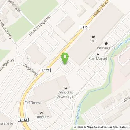Standortübersicht der Tankstelle OBI Markt (Tankautomat) in 53347 Alfter (Oedekoven)