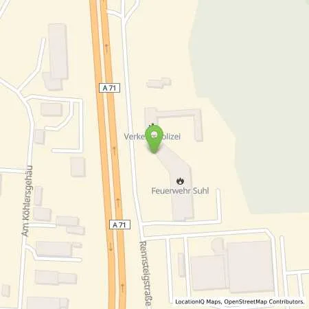 Standortübersicht der Tankstelle LOMO-Autohof in 98544 Zella-Mehlis