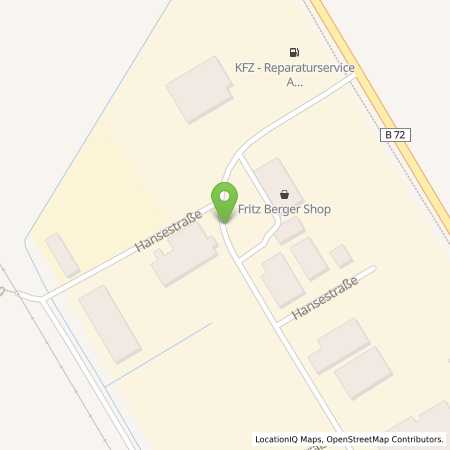 Standortübersicht der Autogas (LPG) Tankstelle: AUTOFIT R. Kruse in 26529, Marienhafe