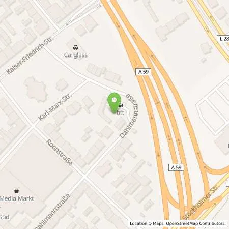 Standortübersicht der Tankstelle bft-Tankstelle in 47169 Duisburg-Marxloh