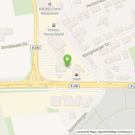 Standortübersicht der Autogas (LPG) Tankstelle: Shell Station in 38723, Seesen