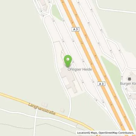 Standortübersicht der Tankstelle Ohligser Heide West / OHA Fischer GmbH (ARAL) in 42697 Solingen