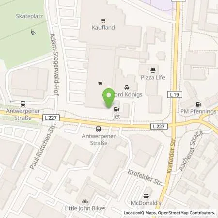 Standortübersicht der Tankstelle Robert Knops (Tankautomat) in 41812 Erkelenz