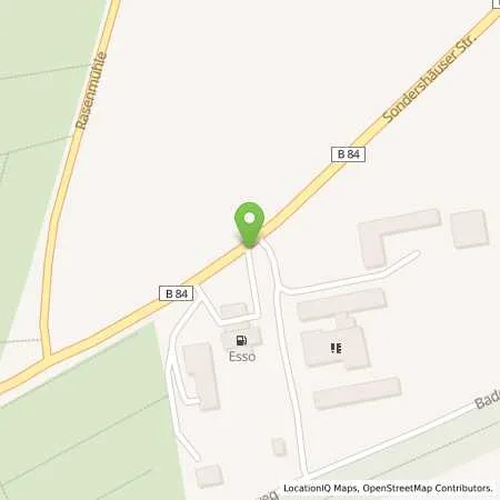 Standortübersicht der Tankstelle ESSO Tankstelle in 99947 Bad Langensalza