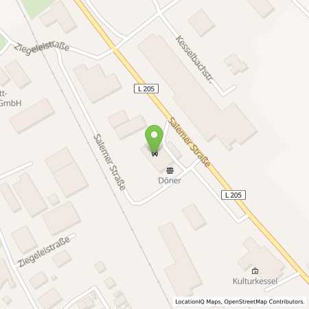 Standortübersicht der Autogas (LPG) Tankstelle: TOTAL Tankstelle in 88697, Bermatingen