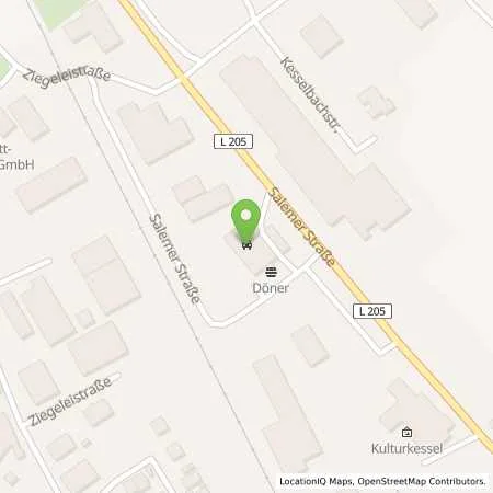 Standortübersicht der Tankstelle TOTAL Tankstelle in 88697 Bermatingen